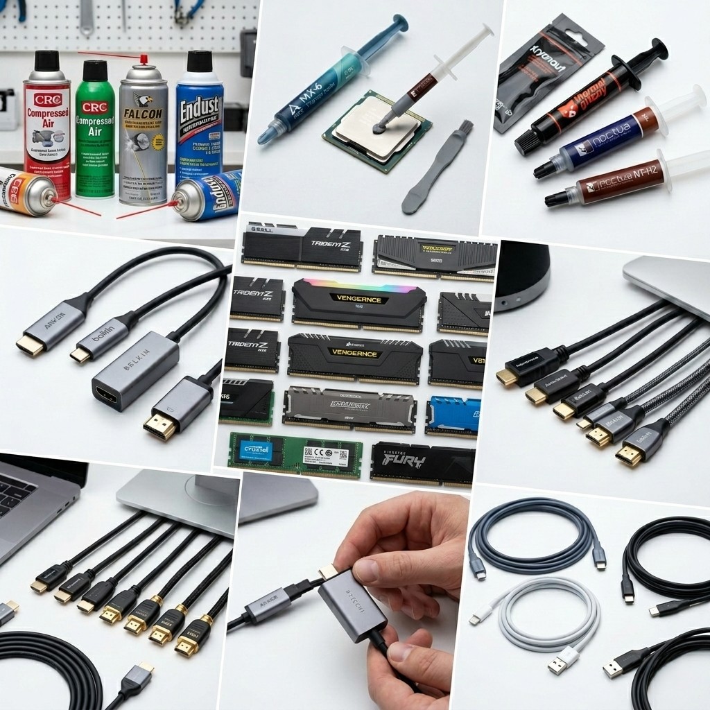 Herramientas y consumibles para soporte técnico